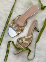 GUCCI Crystal Interlocking G sandals - Image 2