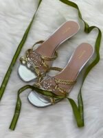 GUCCI Crystal Interlocking G sandals
