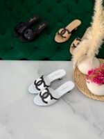 Chanel Lambskin mules in low heels - Image 4