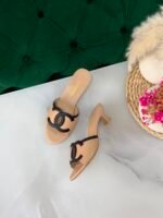 Chanel Lambskin mules in low heels - Image 3