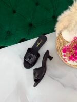 Chanel Lambskin mules in low heels