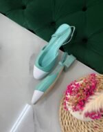 CHANEL Bicolor cap-toe slingback flats - Image 4