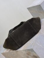Saint Laurent Le 5 À 7 Bea Suede Tote Bag "Dark Green & Brown Shade" - Image 3