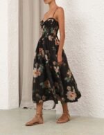 Zimmermann Luna Corset Midi Dress - Image 2