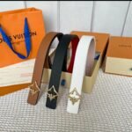 Louis Vuitton LV Flowergram reversible belt