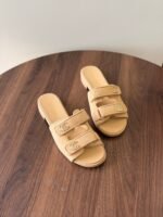 Chanel Mules Suede Kidskin - Image 3
