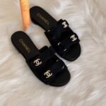 Chanel Mules Suede Kidskin