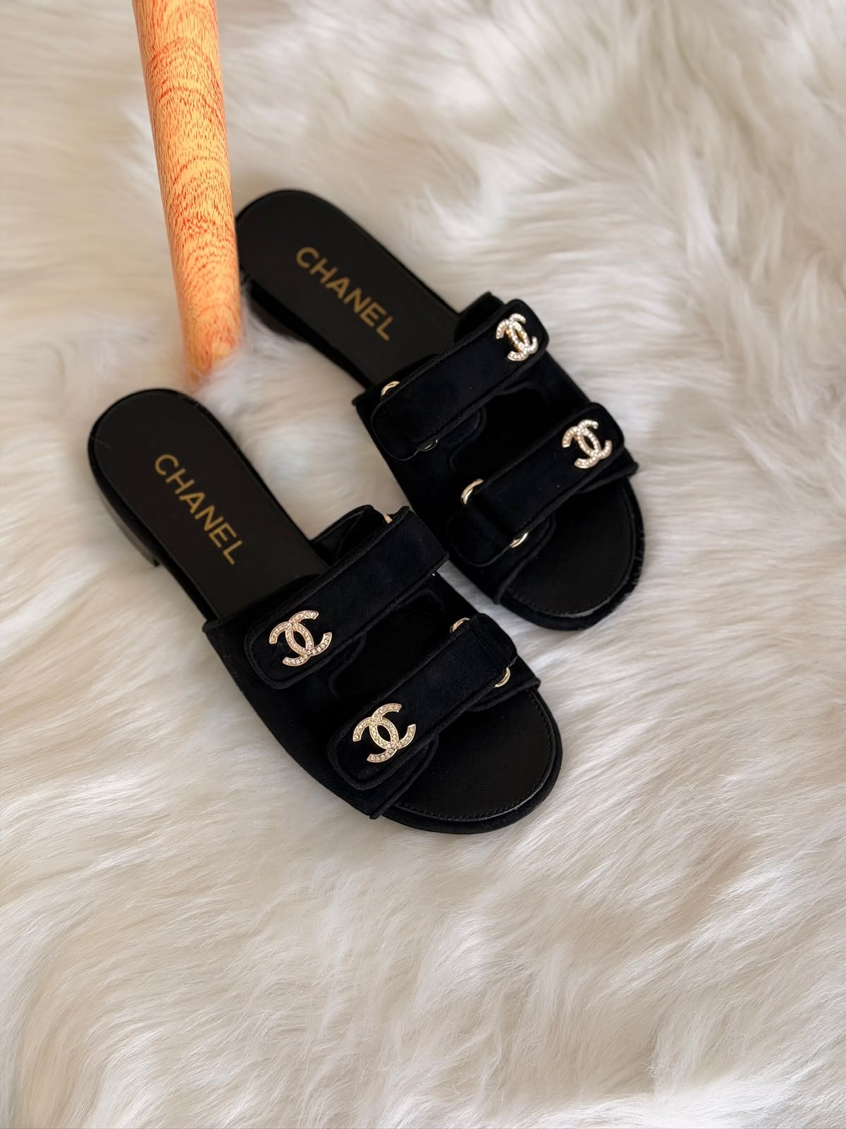WhatsApp Image 2026-07-23 at 03.55.04 (2) Chanel Mules Suede Kidskin - Image 1