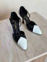 Chanel lambskin Mary Janes 2026 collection Black with White Cap toe