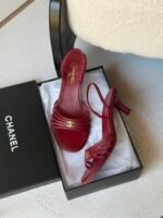 Chanel Goatskin sandals Métiers d'art 2026 collection "Burgundy"
