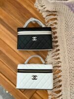 Chanel Quilted Vanity Case