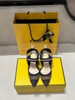 Fendi Colibri slingback pumps