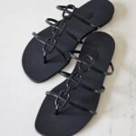 Hermès Mykonos sandals with iconic "Chaine d'Ancre" chain detail