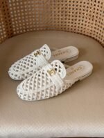 CHANEL Loafers in woven design & a signature CC logo - Image 3