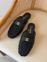 CHANEL Loafers in woven design & a signature CC logo - Image 5