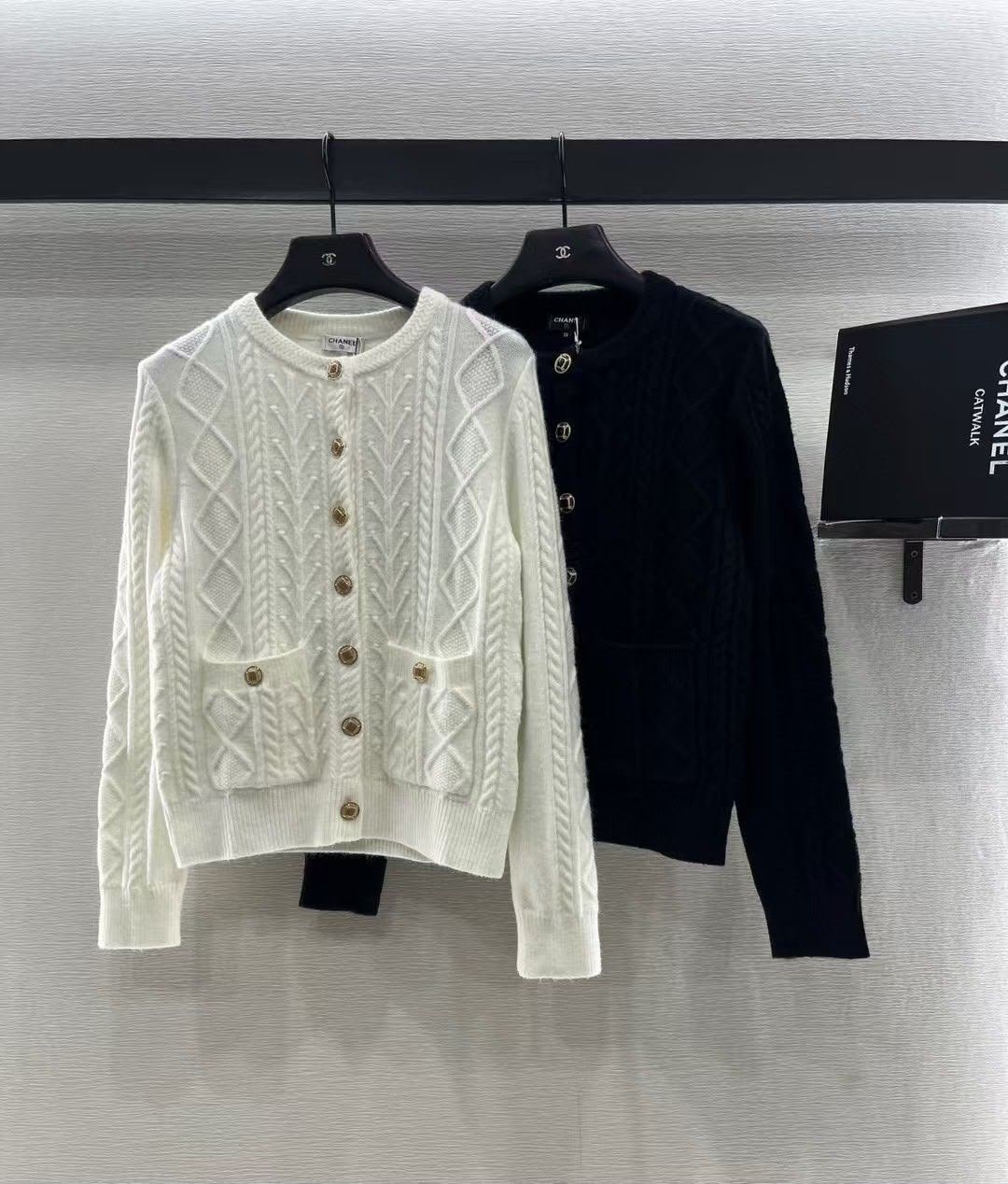 WhatsApp Image 2026-07-28 at 03.23.01 Chanel knit cardigans distinctive cable-knit pattern & gold-toned buttons - Image 1