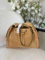 Chanel 25 Small Handbag Gained Calfskin & Gold Tone Metal - Image 8