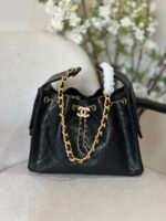 Chanel 25 Small Handbag Gained Calfskin & Gold Tone Metal - Image 4