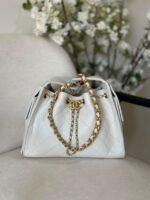 Chanel 25 Small Handbag Gained Calfskin & Gold Tone Metal - Image 5