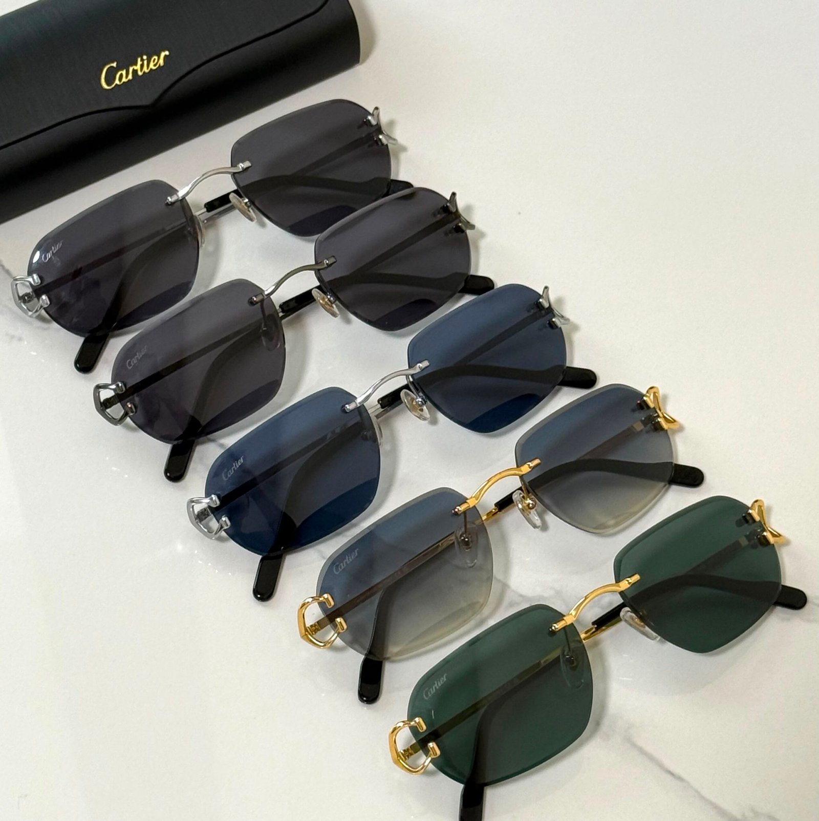 WhatsApp Image 2026-07-29 at 01.40.35 Cartier CT0468S Signature C de Cartier rimless sunglasses collection - Image 1