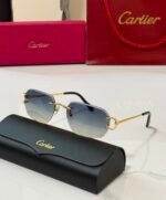 Cartier CT0468S Signature C de Cartier rimless sunglasses collection - Image 4