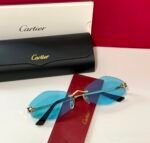 Cartier Panthére de Cartier rimless irregular sunglasses - Image 2