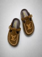 Louis Vuitton Colorado closed mules raised LV initials and artisanal stitching - Image 4