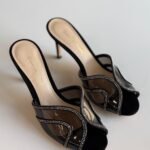 Gianvito Rossi Milano metallic leather sandals