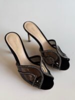 Gianvito Rossi Milano metallic leather sandals