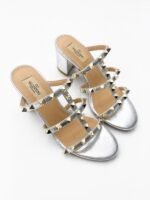Valentino Garavani Rockstud sandals with iconic pyramid studs - Image 2
