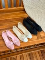 Chanel Ballet Flats with a classic bow details - Image 4