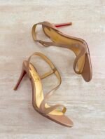 Christian Louboutin Rosalie 100 sandals in Beige color - Image 3