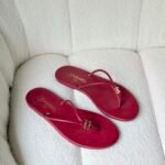 Chanel Thong Sandals summer collection 2026 with small CC logo on the strap