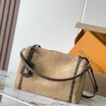 Louis Vuitton Express MM handbag Hazelnut-colored and iconic monogram straps