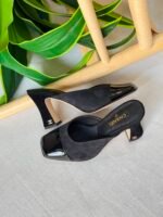 Chanel Mules Suede Kidskin with patent calfskin detailing - Image 2