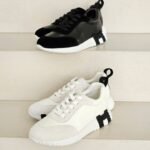 Hermès Bouncing Sneakers signature "H" detailing on the side