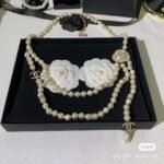 Chanel Women's chain waist belt White Lulu Pattern