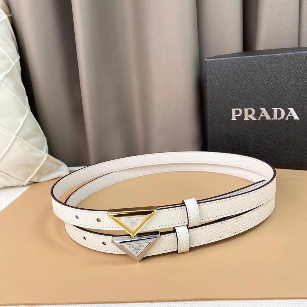 WhatsApp Image 2026-08-04 at 23.10.16 Prada Saffiano leather belts with brand iconic triangular metal logo buckle - Image 1