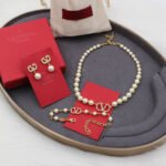 Valentino Necklace, Earrings & Bracelet Set