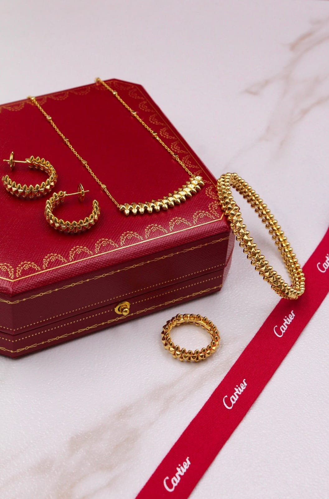 WhatsApp Image 2026-08-06 at 02.39.51 Cartier Clash de Cartier Necklace, Earrings, Bangle & Ring Full Set - Image 1