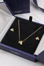 Bee De Chaumet Necklace & Earrings Set
