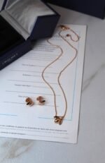 Bee De Chaumet Necklace & Earrings Set - Image 3
