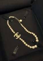 Chanel Classic Model Choker & Earrings Set - Image 5