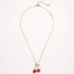 Valentino Garavani cherry-motif Neclace & Earrings