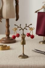 Valentino Garavani cherry-motif Neclace & Earrings - Image 2