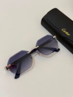 Cartier CT0439S Rectangle Sunglasses - Image 2