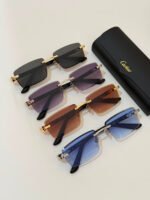 Cartier C Décor Rimless Rectangle Sunglasses - Image 5