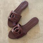 Dolce & Gabbana DG Logo Flat Sandals