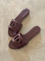 Dolce & Gabbana DG Logo Flat Sandals