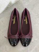 Chanel Crocodile Calfskin Ballerina Flats - Image 3